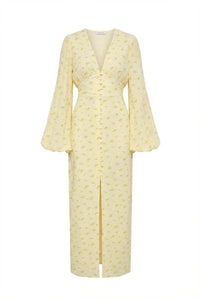 Positano Dress Pastel Yellow