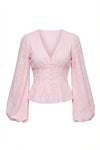 Palena Blouse Pink Embroidery