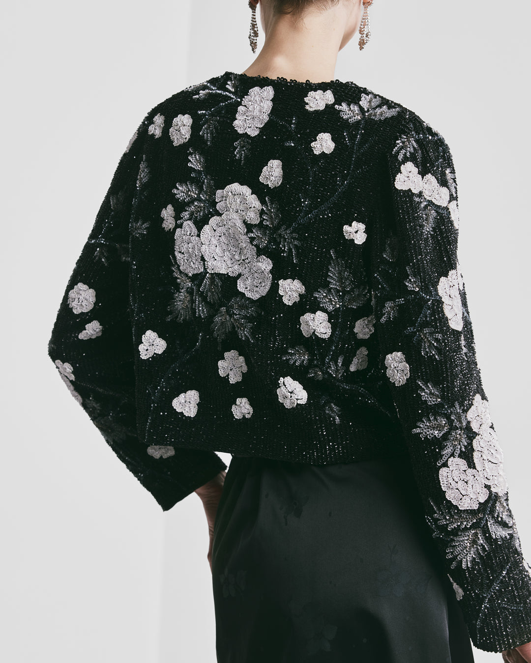 Beaded Cropped Jacket Glamour