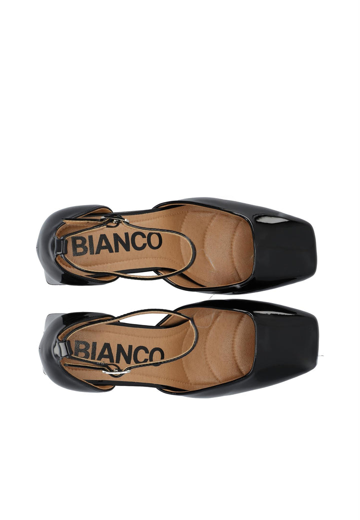 Biajoyce D'Orsay Pump Faux Leather Black Patent
