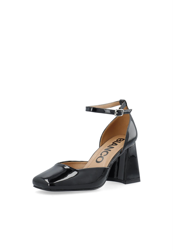 Biajoyce D'Orsay Pump Faux Leather Black Patent