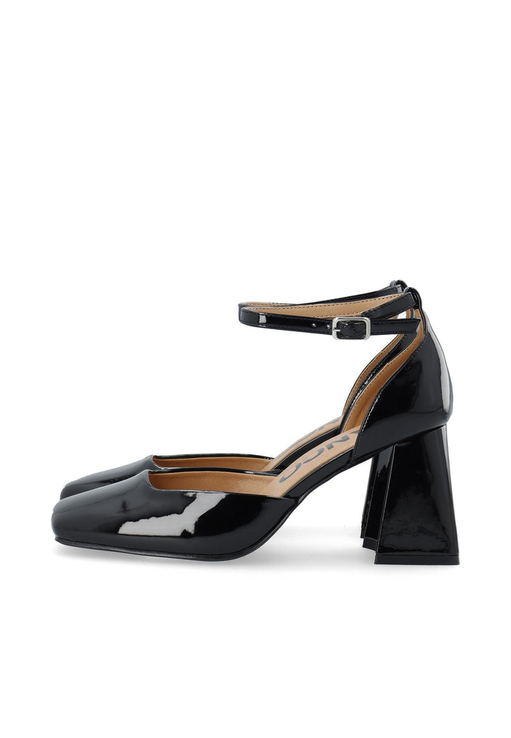 Biajoyce D'Orsay Pump Faux Leather Black Patent