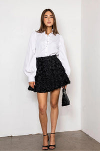 Anaya Blouse Sugar White Poplin