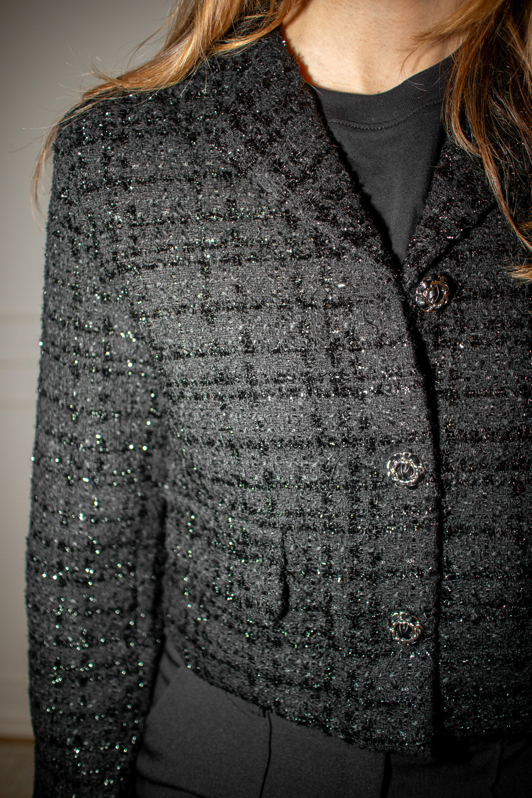 Blazer Tweeded Black