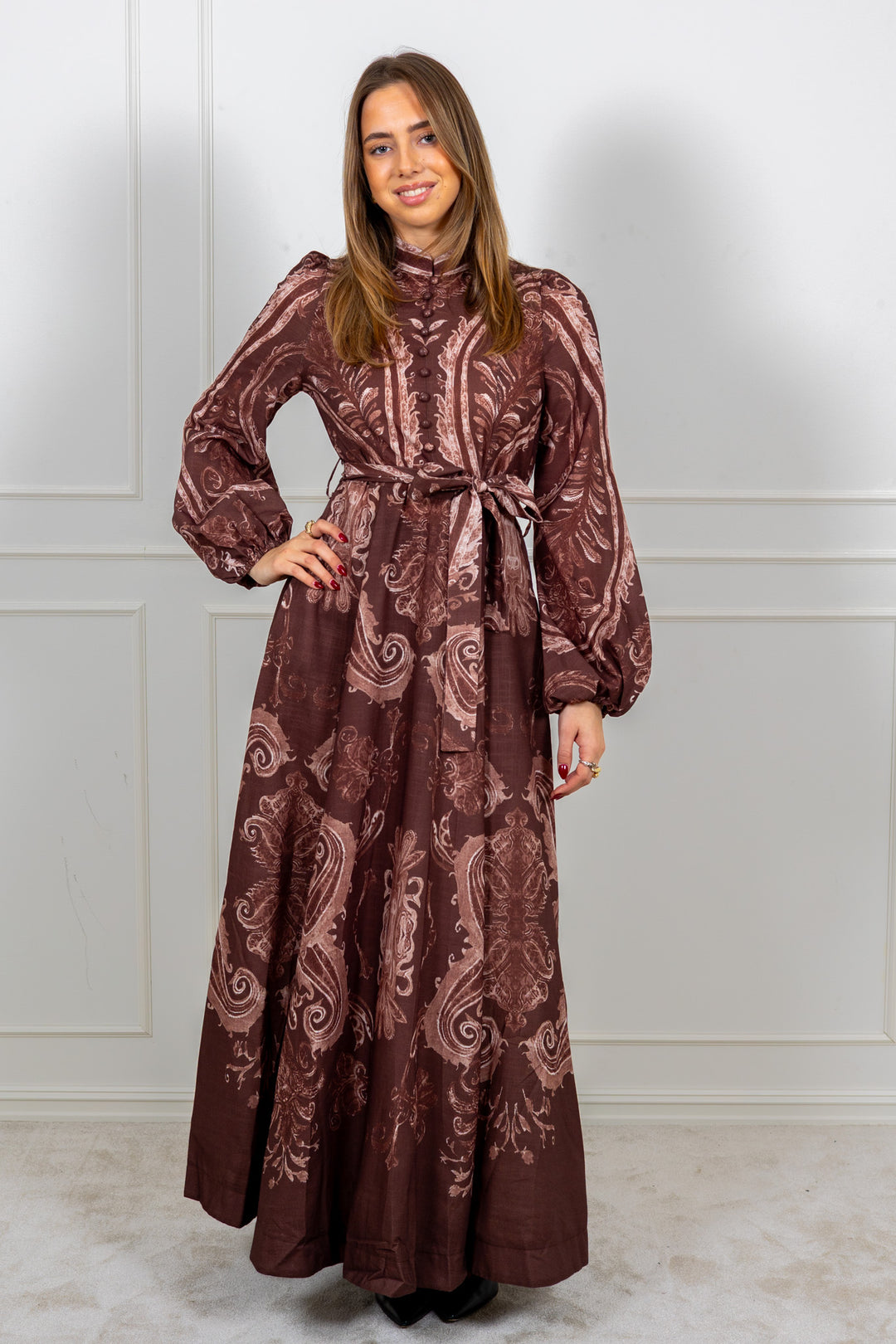 Frime Maxi Dress Choco