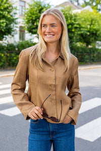 Tailored Blazer Camel