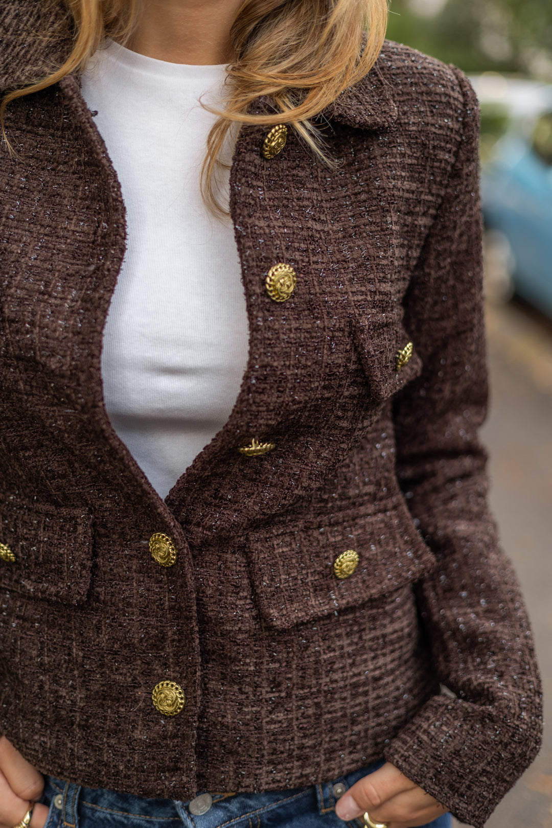 Blazer Tweeded Choco