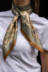 Lola Silk Scarf Oliven
