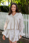 Coco Linen Blouse Lux Pearl
