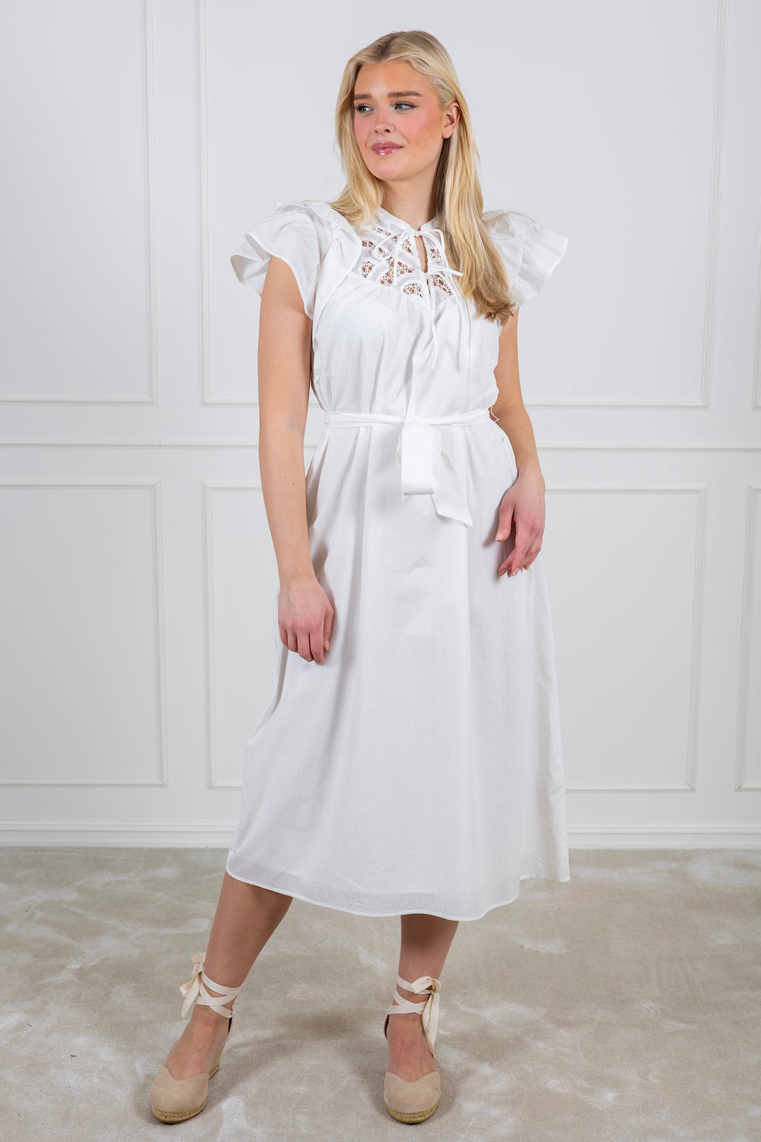Cedra Dress Blanc Casse