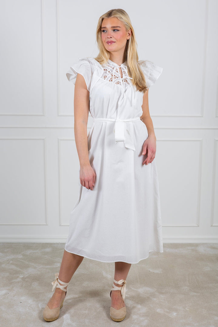 Cedra Dress Blanc Casse