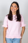 Colette Pullover Pale Rose