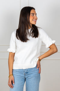 Colette Pullover White
