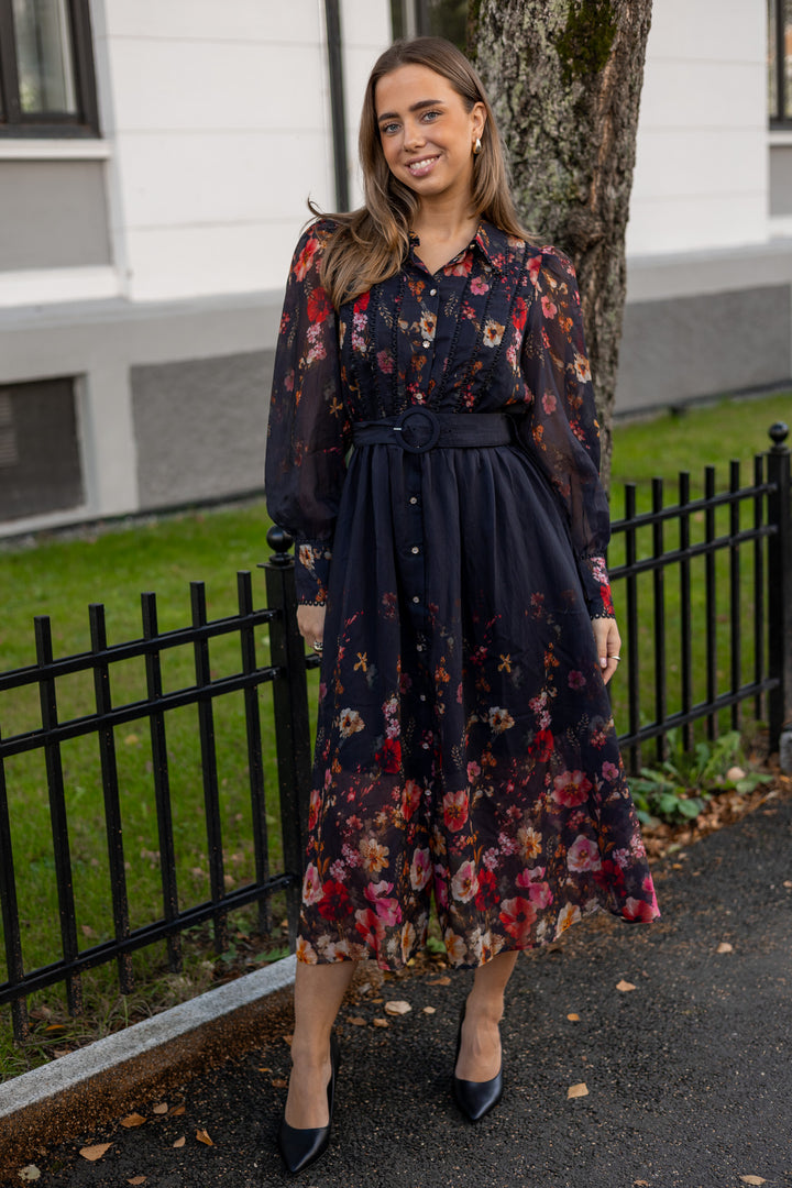 Romantica Ls Long Dress Black Romantica