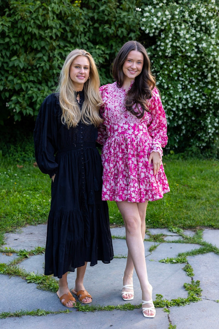 Cotton Slub Mini Dress Poppy Meadow