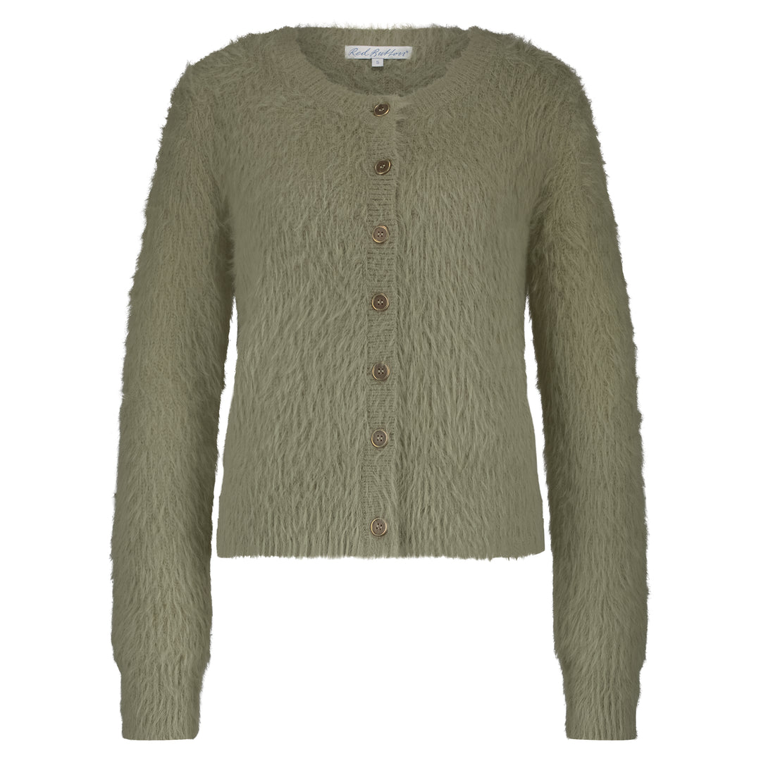 Cardigan Fuzzy Olive