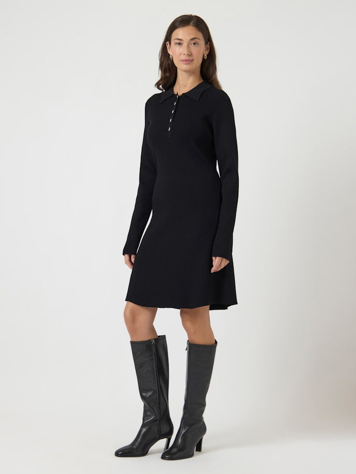 Nama Ls Knit Dress Black