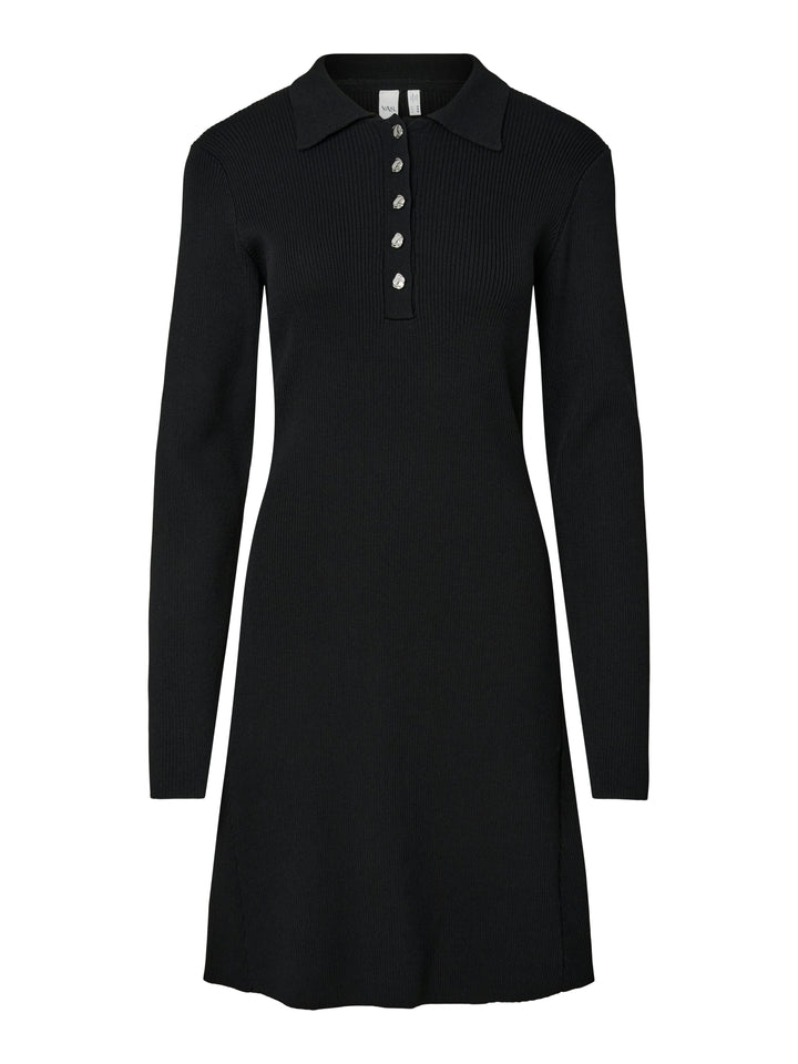 Nama Ls Knit Dress Black