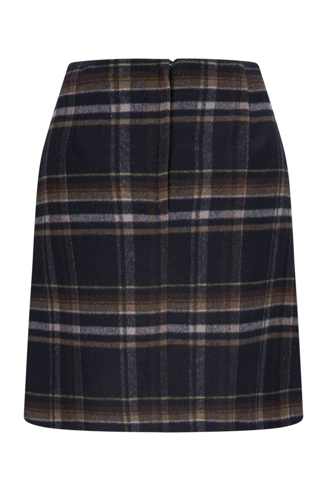 Adam Check Skirt Dk. Navy | Skjørt | Smuk - Dameklær på nett