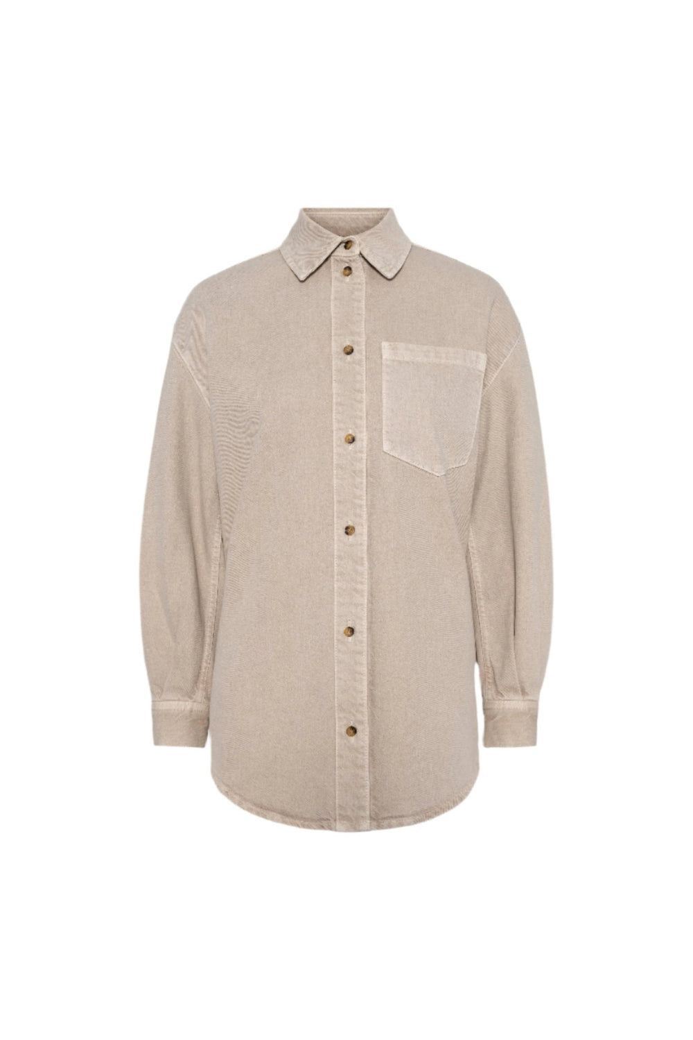 Alex Shirt Greige | Skjorter og bluser | Smuk - Dameklær på nett