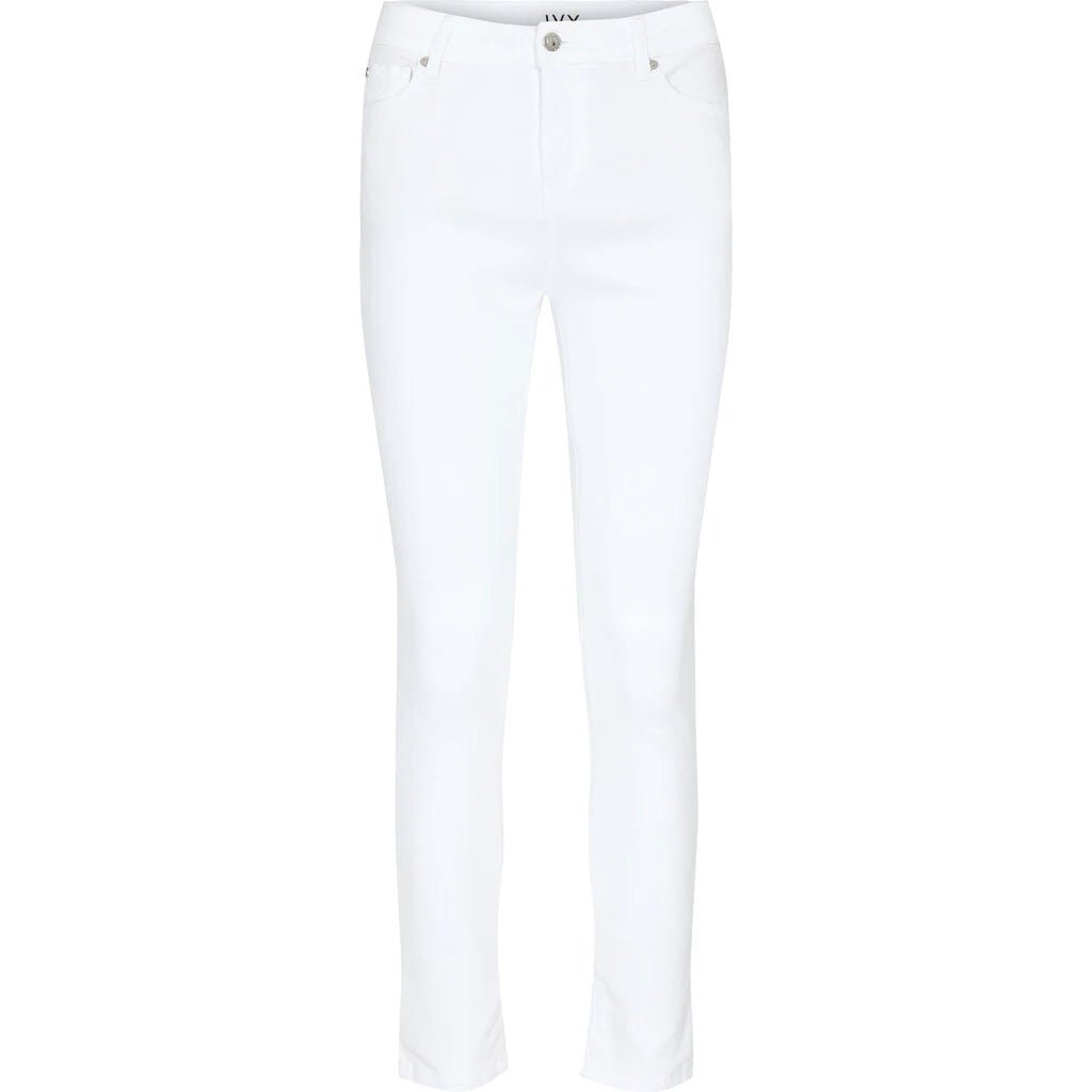Alexa Jeans White White | Bukser | Smuk - Dameklær på nett