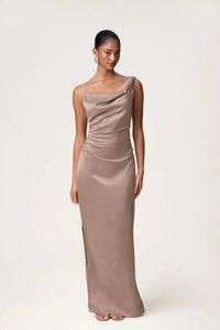 Almeria Maxi Dress Taupe