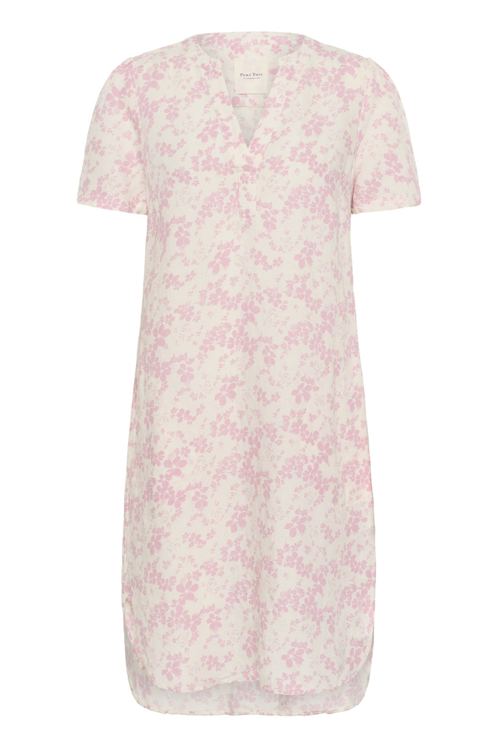 Aminasepw Dress Pink Nectar Contrast Flower | Kjoler | Smuk - Dameklær på nett