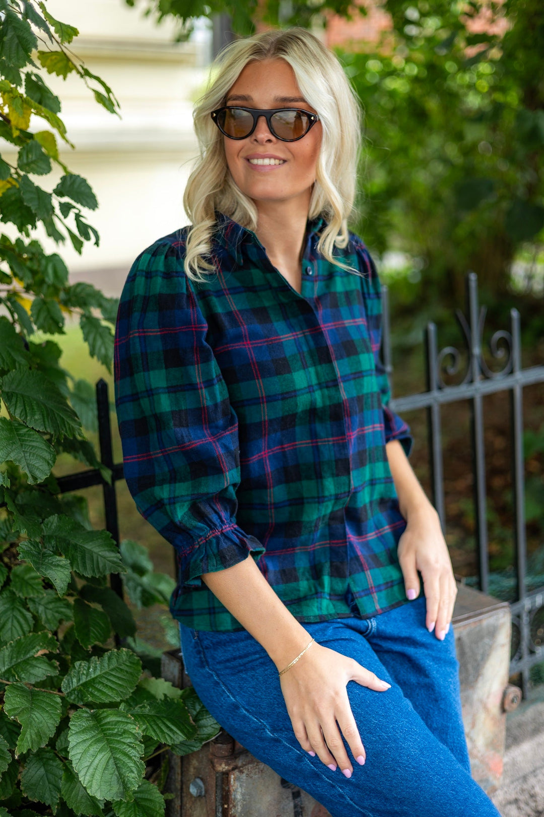 Amy Shirt Scottish Plaid | Skjorter og bluser | Smuk - Dameklær på nett