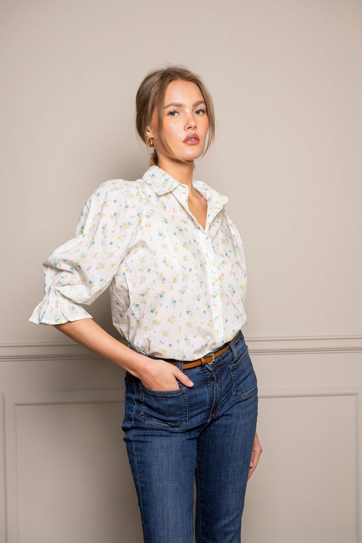 Amy Shirt Wildflowers | Skjorter og bluser | Smuk - Dameklær på nett