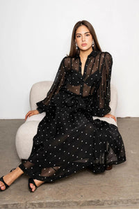 Anaya Blouse Black Pearl