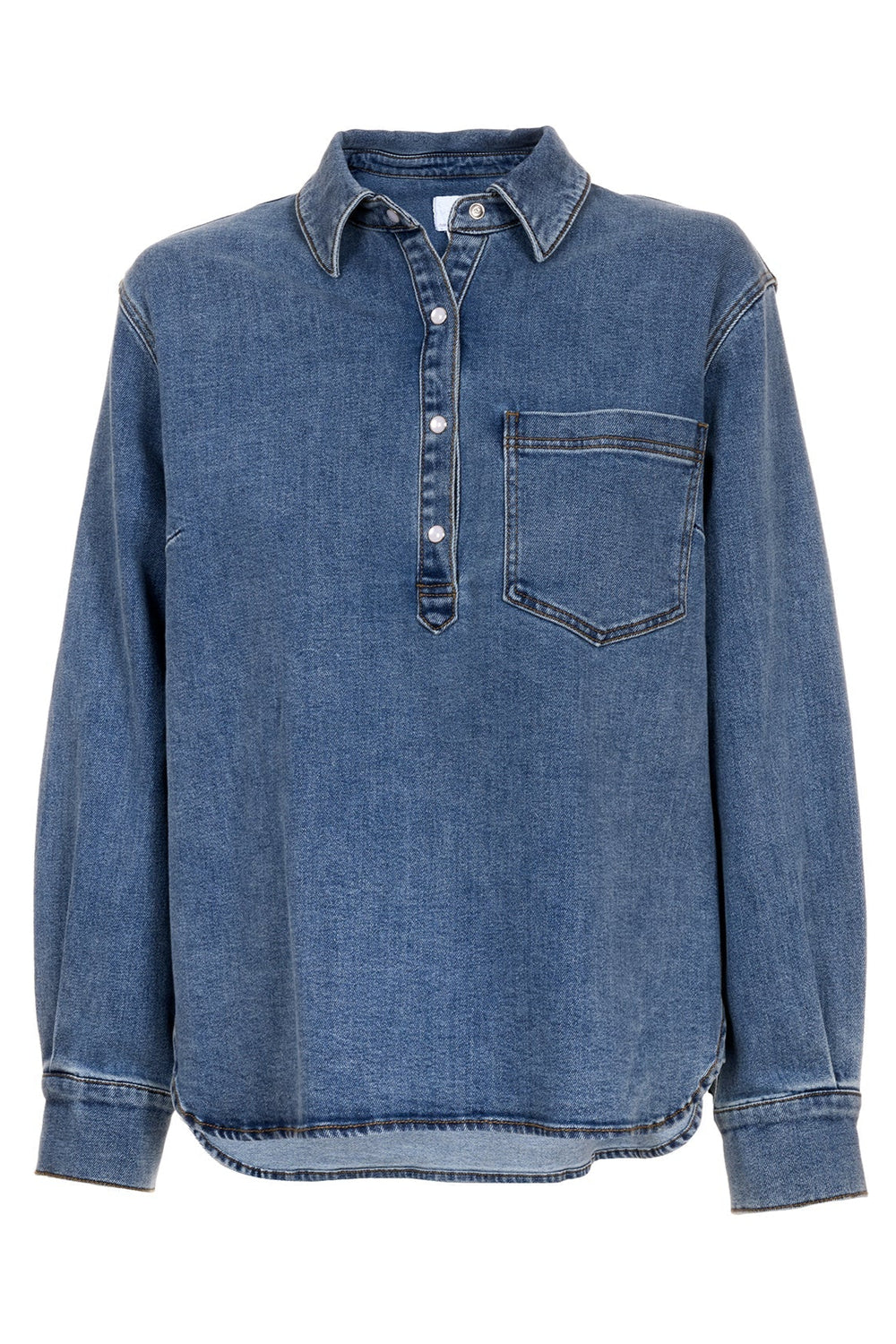 Andorra Blouse Lht Blue Denim | Skjorter og bluser | Smuk - Dameklær på nett