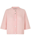 Andrea Knit Rib Cardigan Crystal Pink