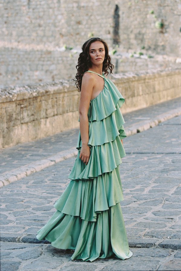 Angela Maxi Dress Pistachio | Kjoler | Smuk - Dameklær på nett