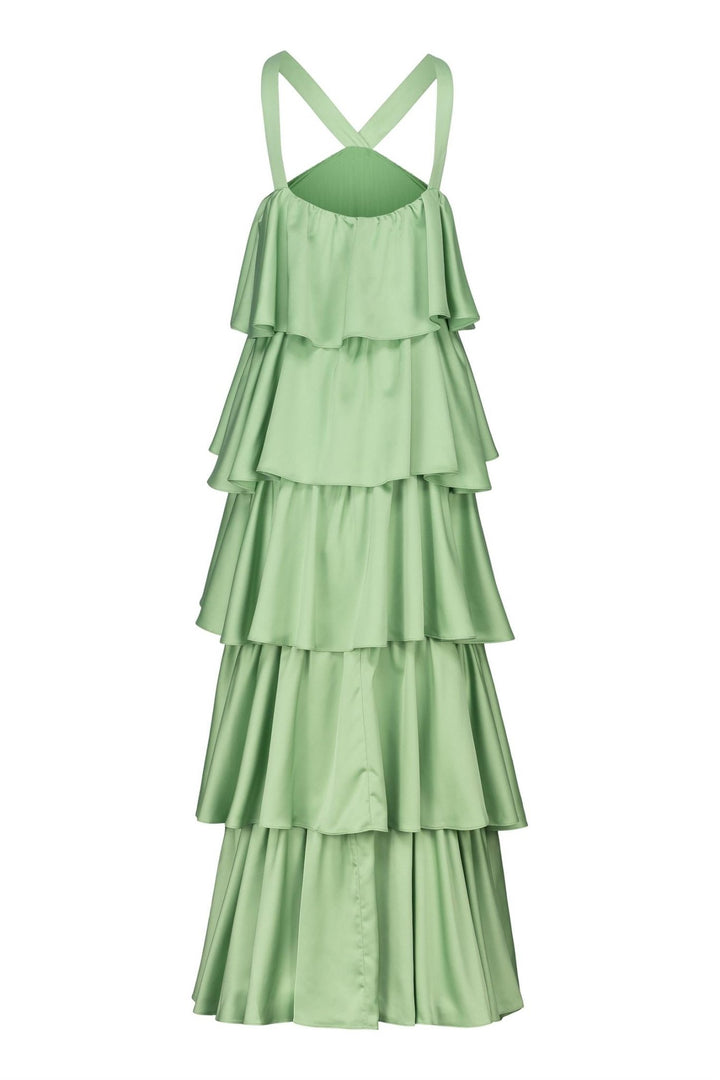 Angela Maxi Dress Pistachio | Kjoler | Smuk - Dameklær på nett