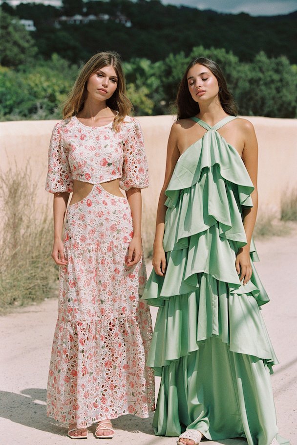 Angela Maxi Dress Pistachio | Kjoler | Smuk - Dameklær på nett