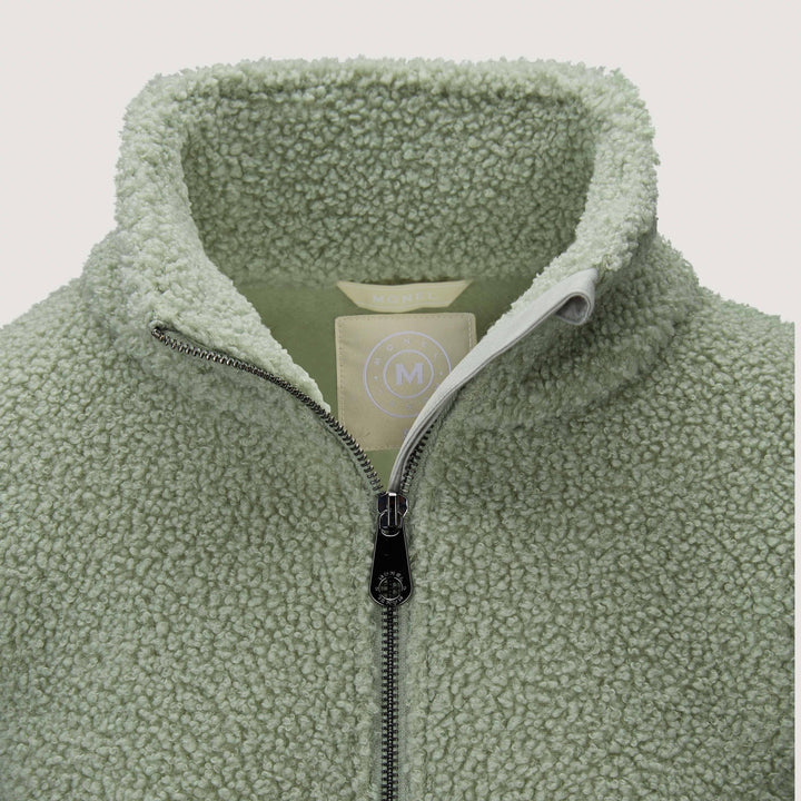 Annie Zip Sweater Sea Green | Genser | Smuk - Dameklær på nett