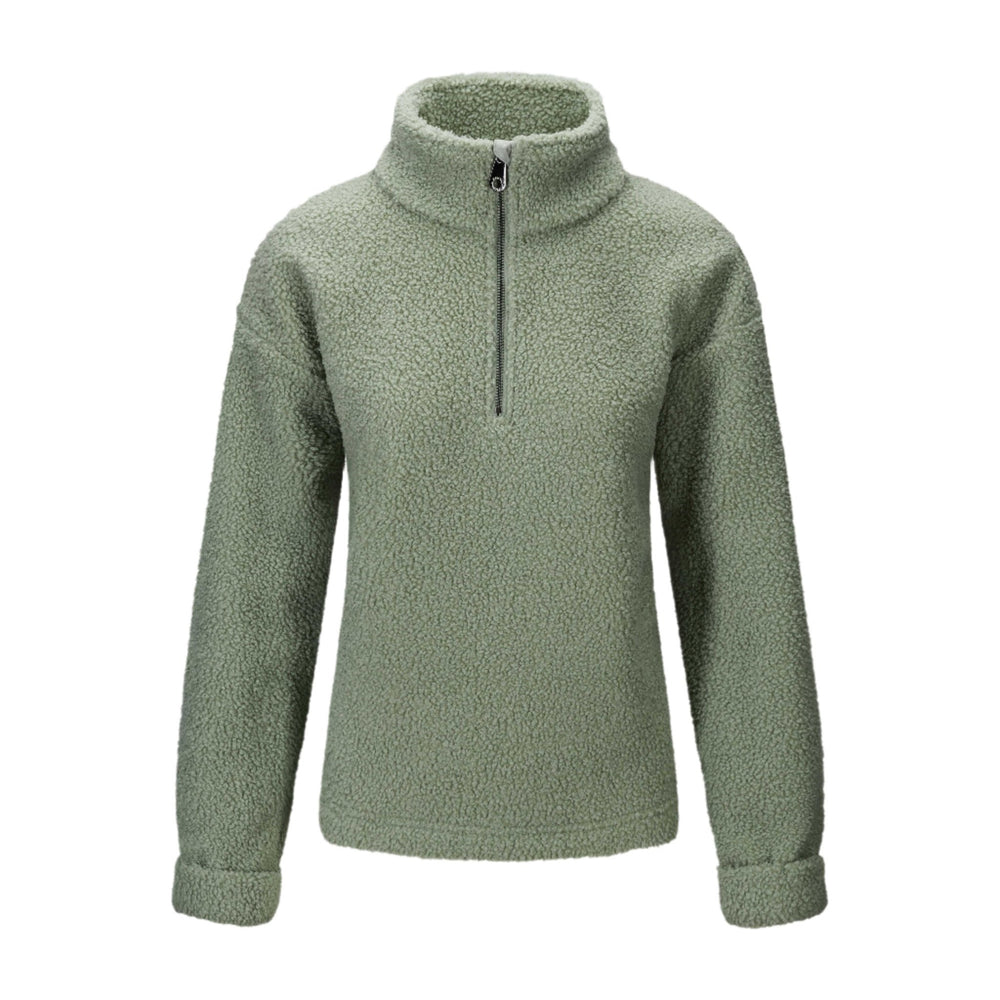 Annie Zip Sweater Sea Green | Genser | Smuk - Dameklær på nett