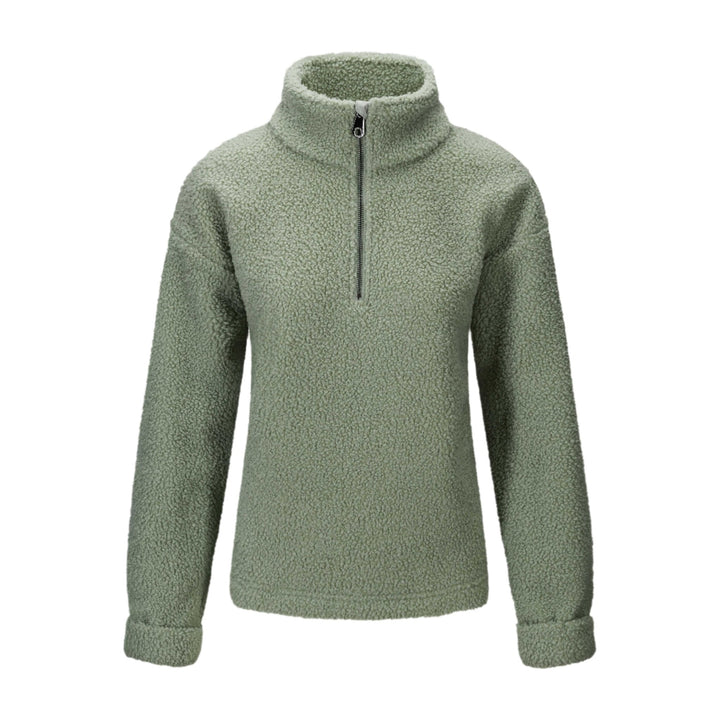 Annie Zip Sweater Sea Green | Genser | Smuk - Dameklær på nett
