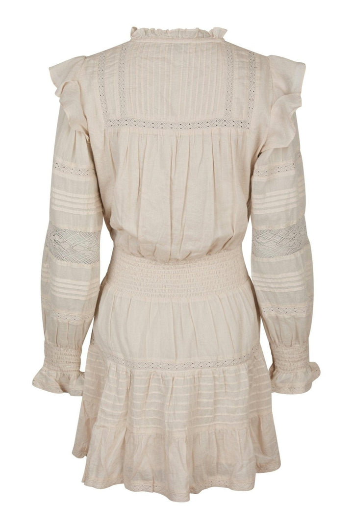 Aran S Voile Dress Ivory | Kjoler | Smuk - Dameklær på nett