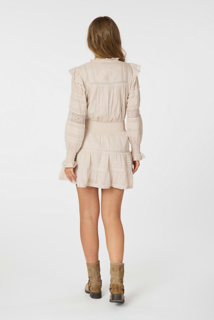 Aran S Voile Dress Ivory | Kjoler | Smuk - Dameklær på nett