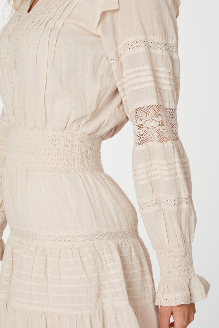 Aran S Voile Dress Ivory | Kjoler | Smuk - Dameklær på nett