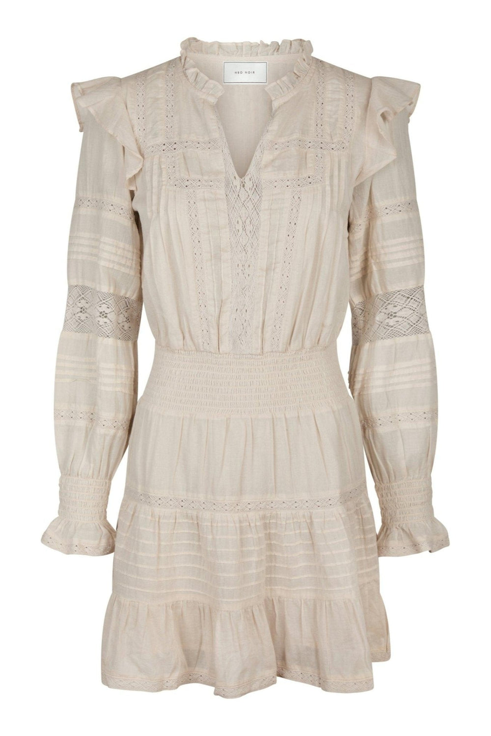 Aran S Voile Dress Ivory | Kjoler | Smuk - Dameklær på nett