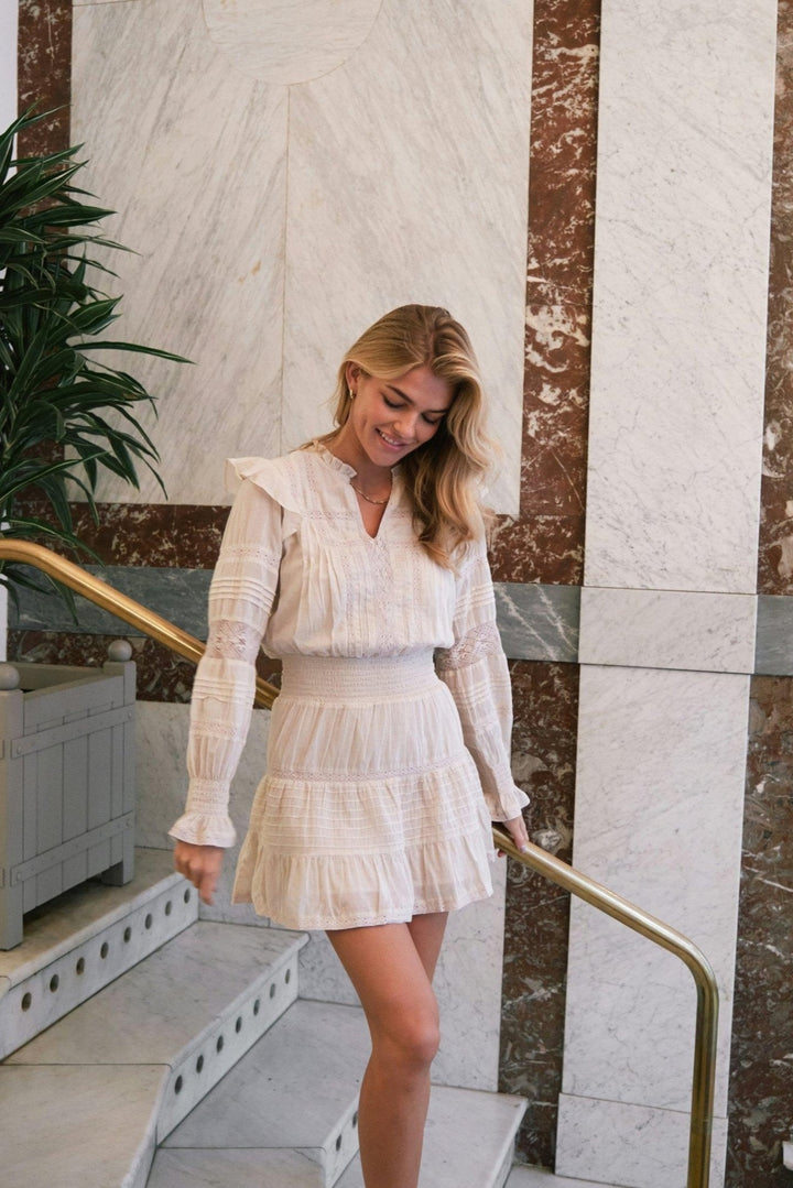 Aran S Voile Dress Ivory | Kjoler | Smuk - Dameklær på nett