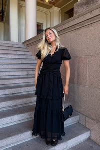 Ariel Long Dress Black