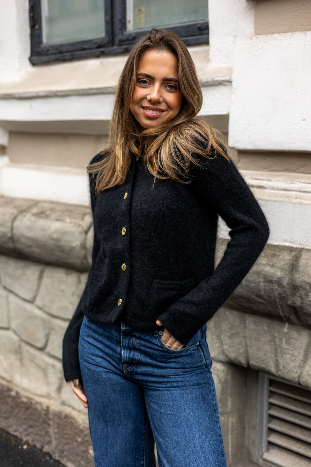 Ashley Cardigan Black | Genser | Smuk - Dameklær på nett