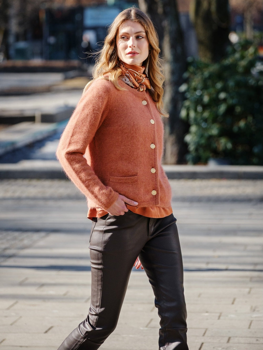 Ashley Cardigan Rust | Genser | Smuk - Dameklær på nett