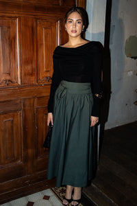 Astrid Skirt Moss Green
