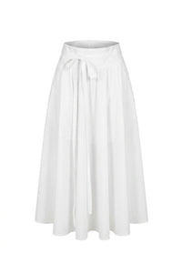 Astrid Skirt Sugar White Poplin