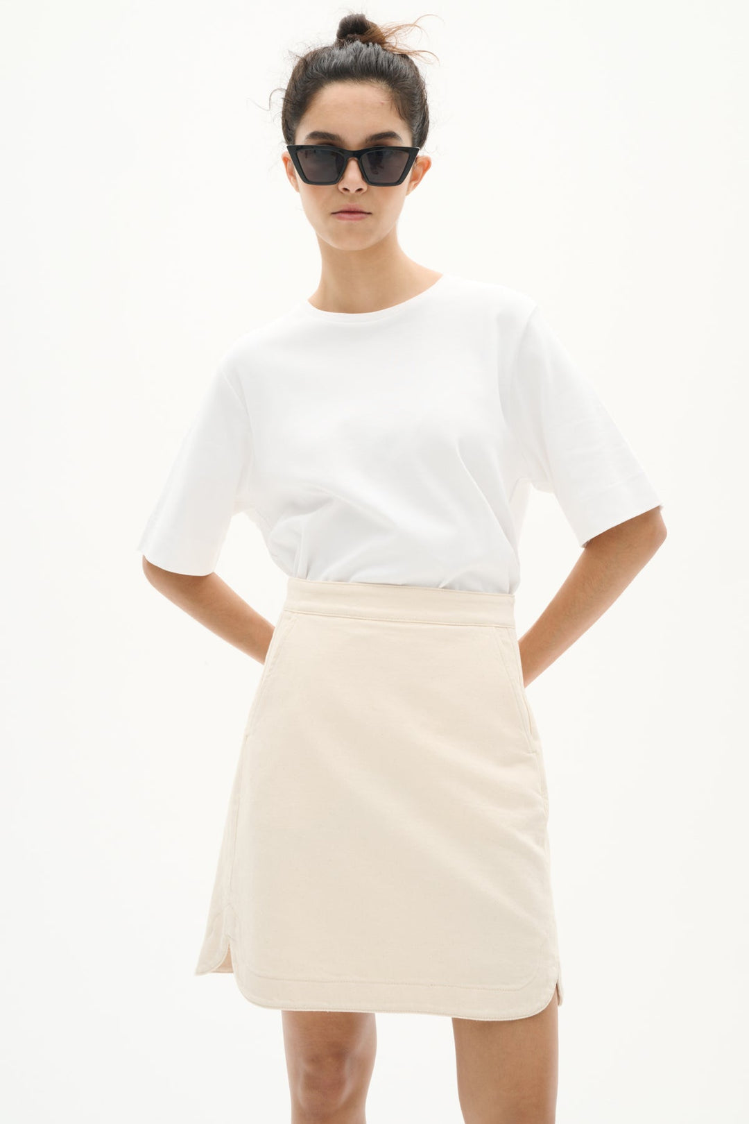 Baccaiw Skirt Ecru | Skjørt | Smuk - Dameklær på nett