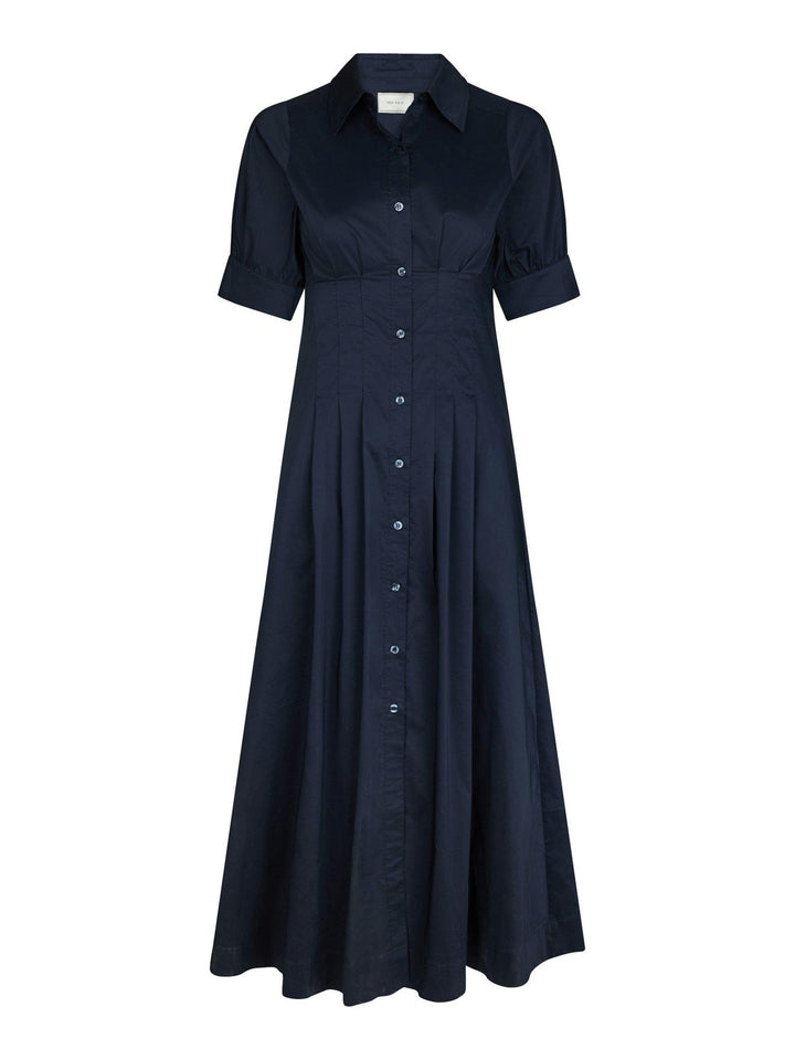 Baia Poplin Dress Navy | Kjoler | Smuk - Dameklær på nett